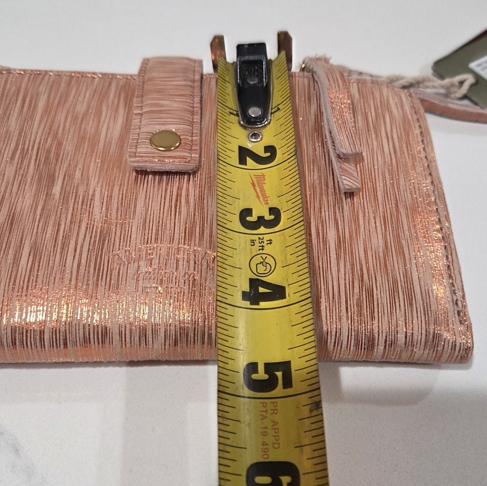 American Vintage Metallic Pink Wallet - Picture 10 of 14